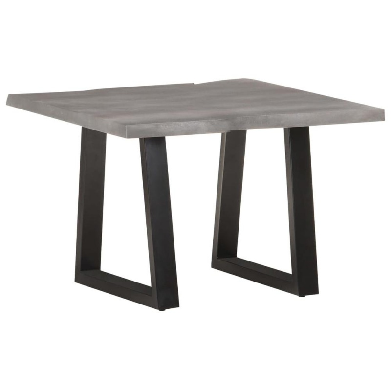 Vidaxl Coffee Table With Live Edges 23.6"X23.6"X15.7" Solid Acacia Wood 1045