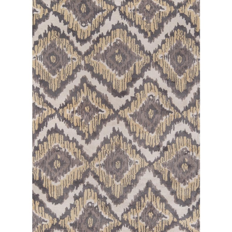 Transitional Round Area Rug, Grey, 4' X 4' Round