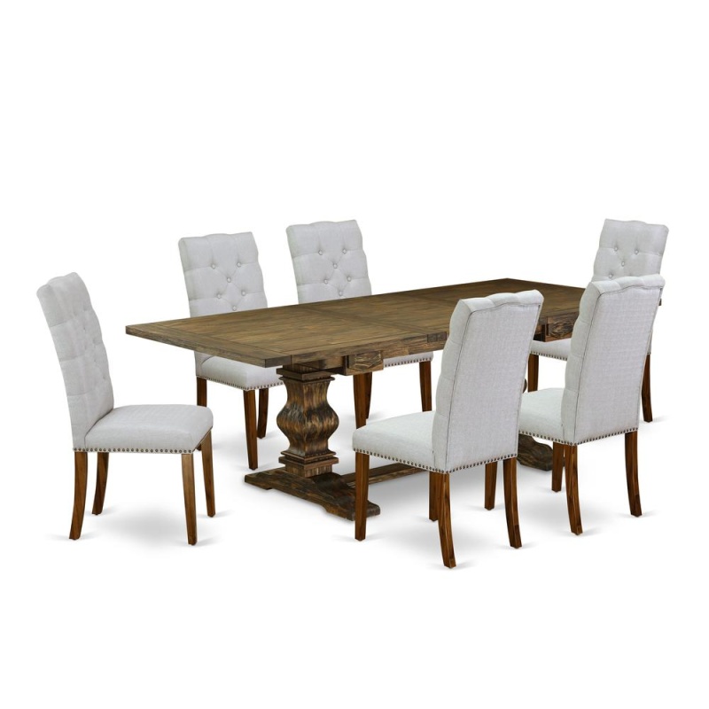 East West Furniture Kitchen Room Set, 42X92 Inch