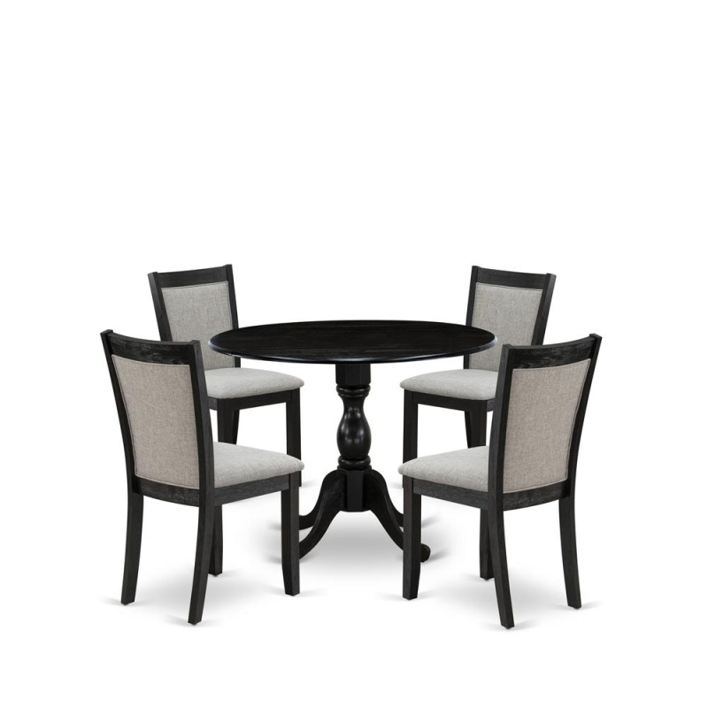 East West Furniture 5-Piece Modern Dining Set