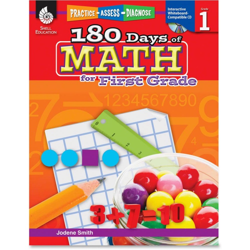 Shell Education Education 18 Days Of Math For 1St Grade Book Printed/Electronic Book By Jodene Smith - 208 Pages - Shell Educational Publishing Publication - 2011 April 01 - Book, Cd-Rom - Grade 1 - e