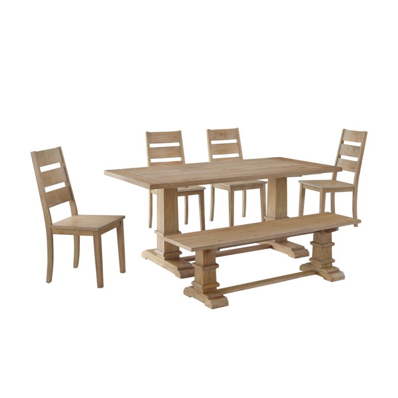 Joanna 6-Piece Dining Table Set for 7