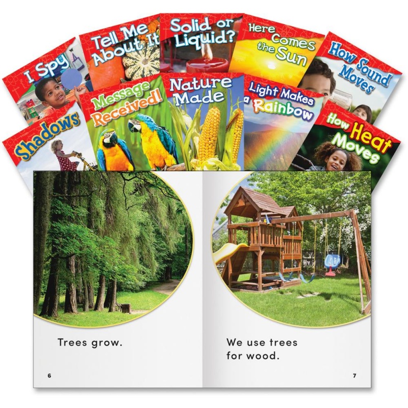 Shell Education Let's Explore Physical Science Grades K-1 Book Set Printed Book - Shell Educational Publishing Publication - Book - Grade K-1
