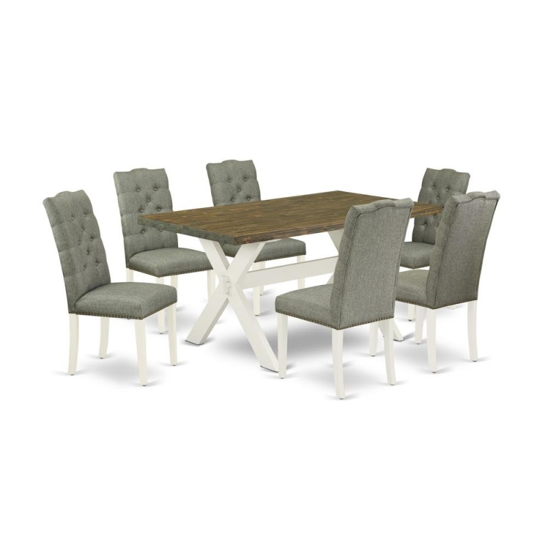7-Piece Modern Dining Table Set