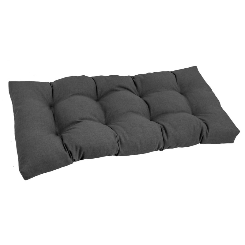 42-Inch By 19-Inch Squared Solid Spun Polyester Tufted Loveseat Cushion 94006-Ls-Reo-Sol-15