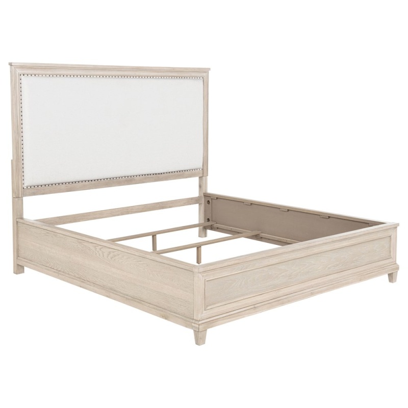 Pembroke 66-Inch California King Panel Bed Washed Oak