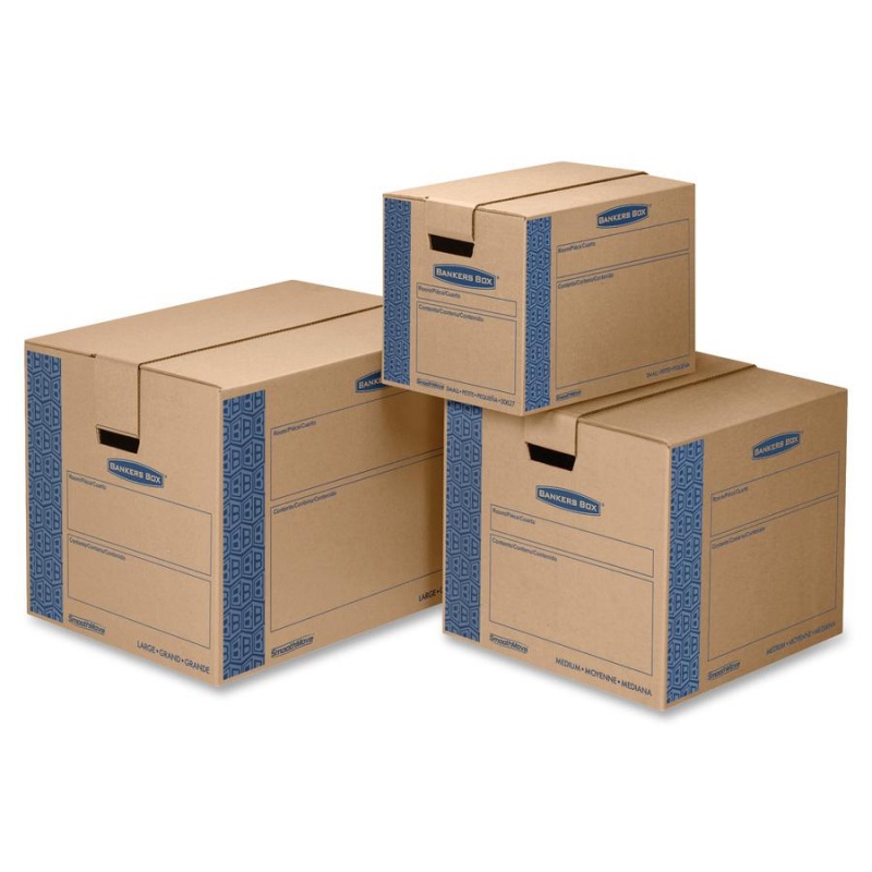 Smoothmove™ Prime Moving Boxes, Large Internal Dimensions 18" Width X 24" Depth X 18" Height