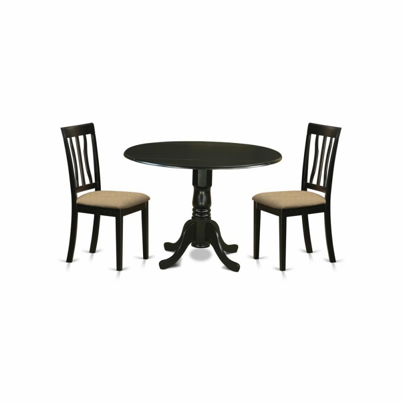3 Pc Dinette Table Set-Dining Table And 2 Dining Chairs