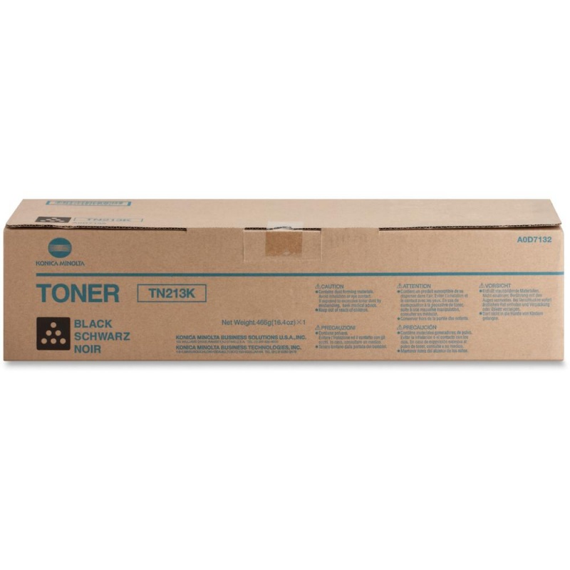Konica Minolta Tn-213K Original Toner Cartridge - Laser - 24500 Pages - Black - 1 Each