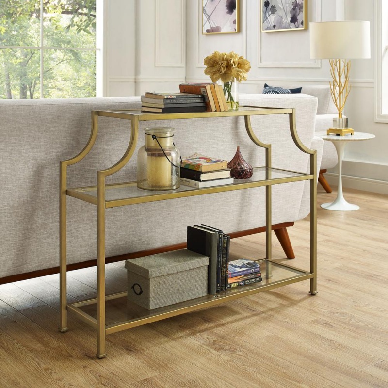 Aimee Console Table Soft Gold