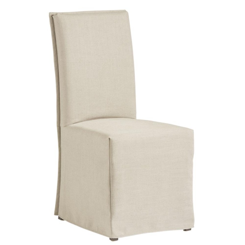 Slipcover Chair- Off-White 1/Ctn, White