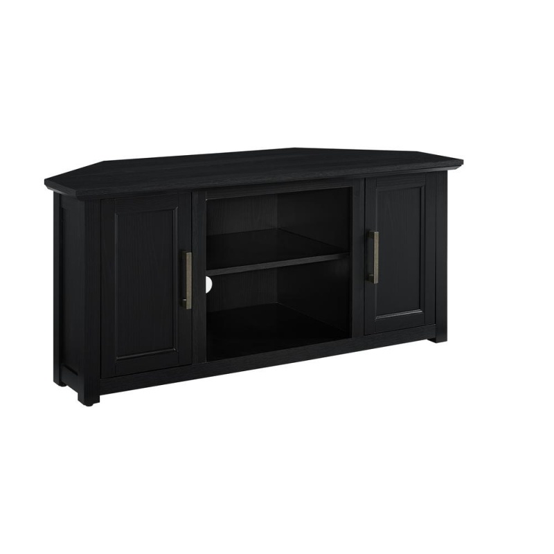 Camden 48" Corner TV Stand Black