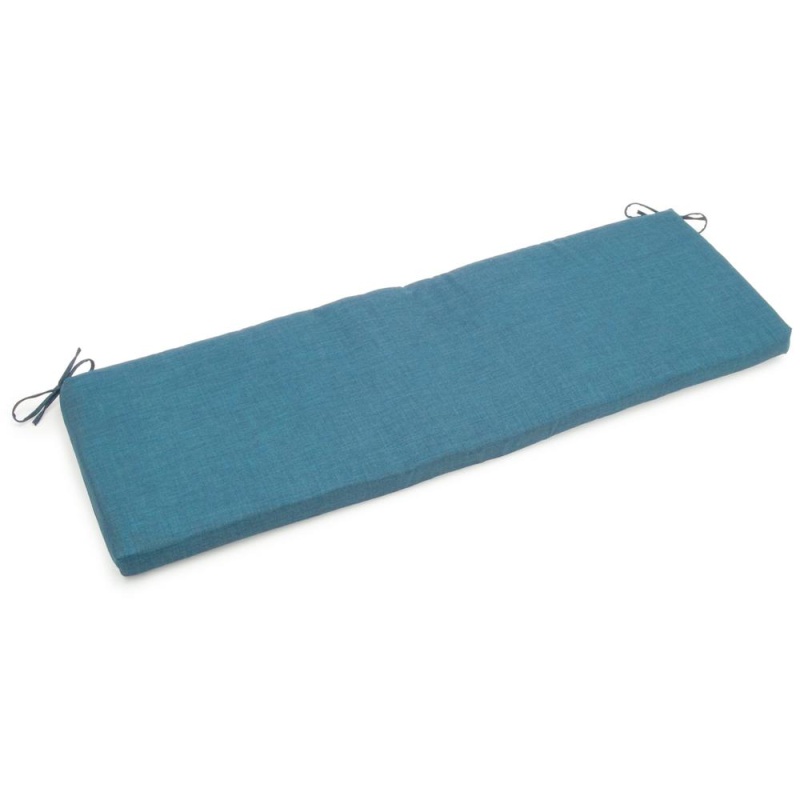 57-Inch By 19-Inch Solid Outdoor Spun Polyester Bench Cushion 957X19-Reo-Sol-16