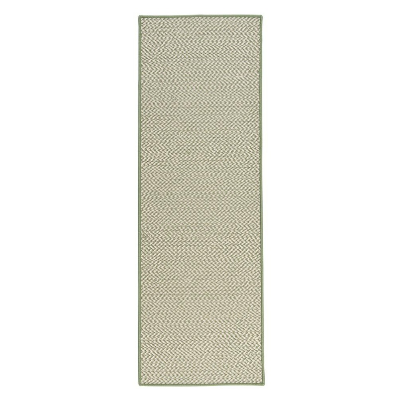 Outdoor Houndstooth Tweed - Leaf Green 9' Square