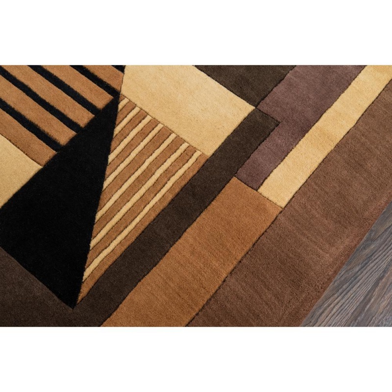 New Wave Area Rug, Gold, 7'6" X 9'6"