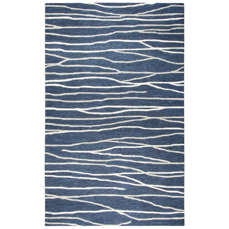 Hand Tufted Cut & Loop Pile Wool Rug, 10' X 13'