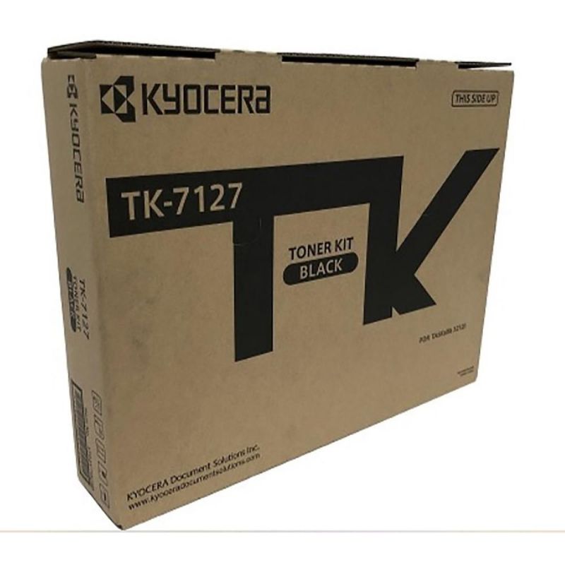 Kyocera Tk7127 Original Toner Cartridge - Black - Laser - 20000 Pages - 1 Each