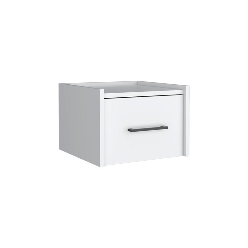 Floating Nightstand With Drawer and Surface