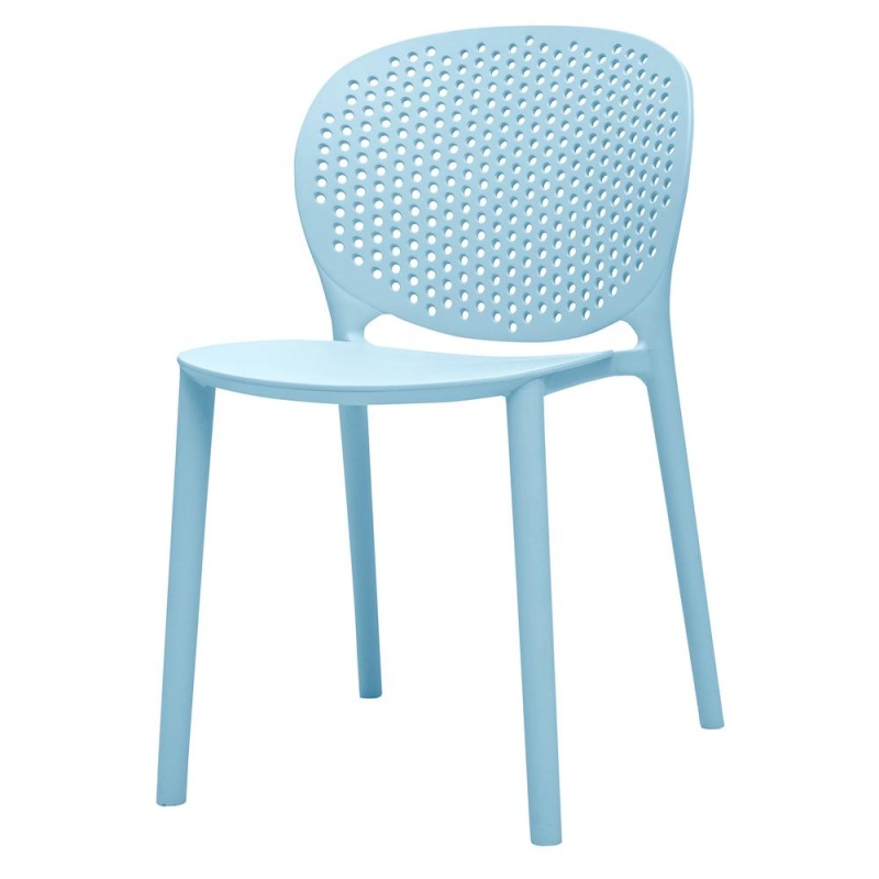 Midcentury Polypropylene Kids Side Chair, Set Of 4