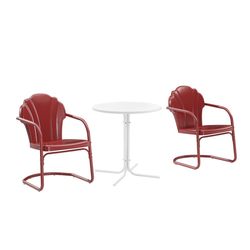 Tulip 3Pc Retro Outdoor Bistro Set
