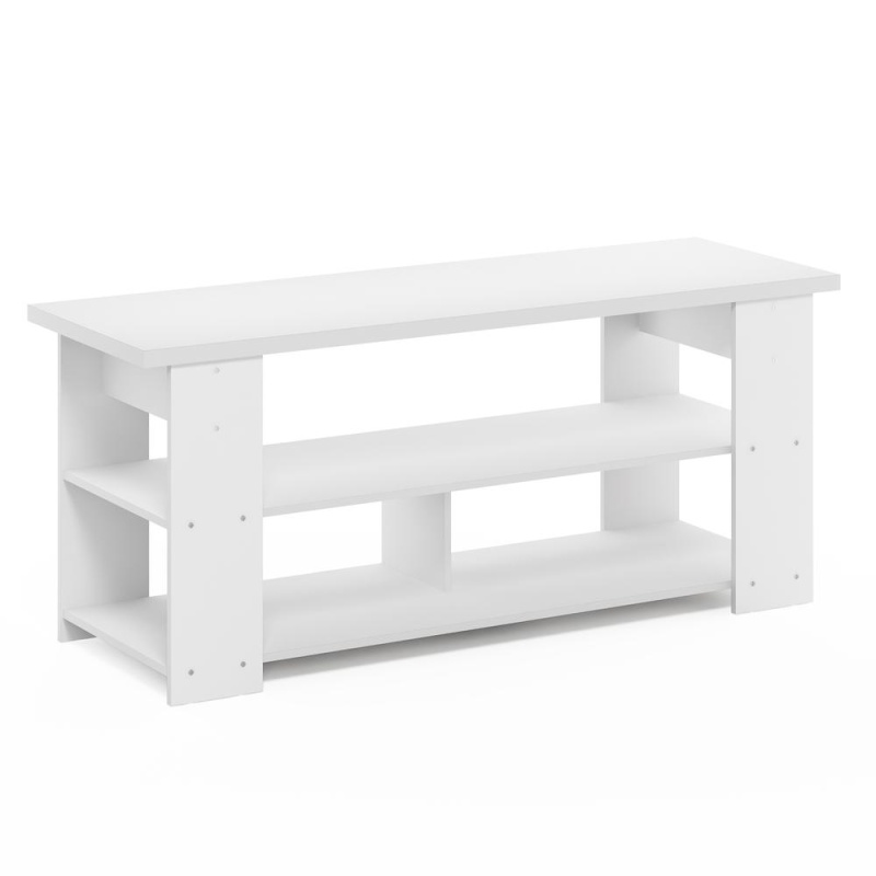 Jaya TV Stand Up to 55-Inch, White