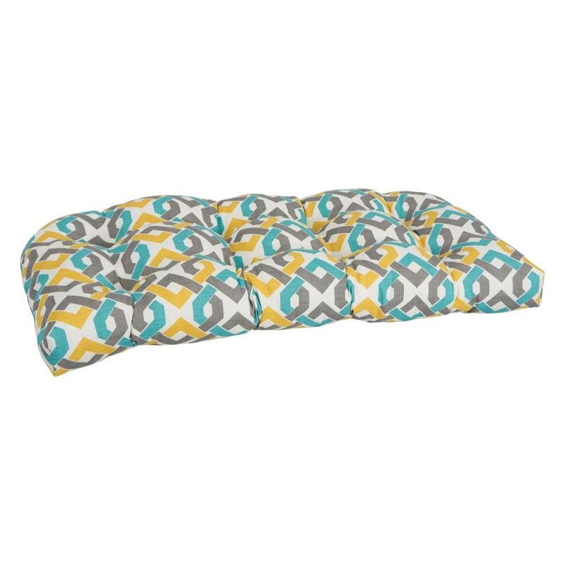 42-Inch by 19-Inch U-Shaped Tufted Settee/Bench Cushion