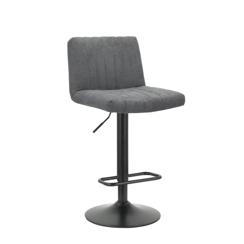 Adjustable Height Fabric Stool, Set of 2