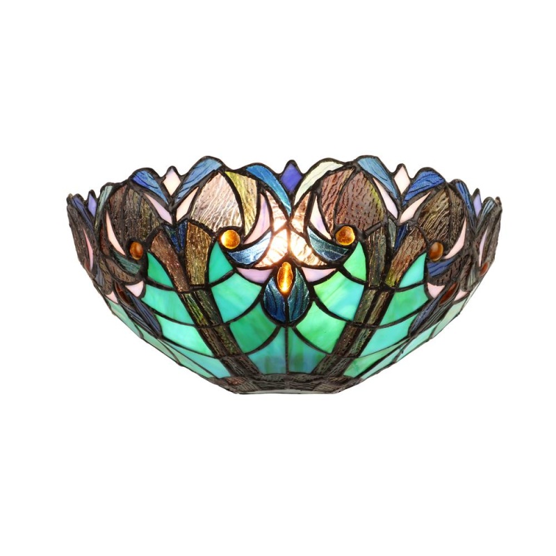 Liaison Victorian-Style 1-Light Wall Sconce 12" Shade