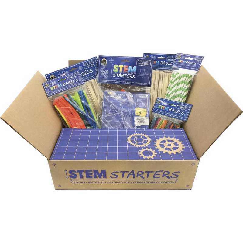 Teacher Created Resources Stem Starters Zip Line Kit - Project, Student, Education, Craft - 4"Height X 11"Width X 13.50"Length - 1 / Kit - Multi