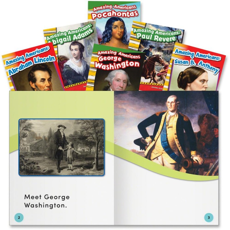 Shell Education Education Amazing Americans Book Set Printed Book - Book - Grade K-3