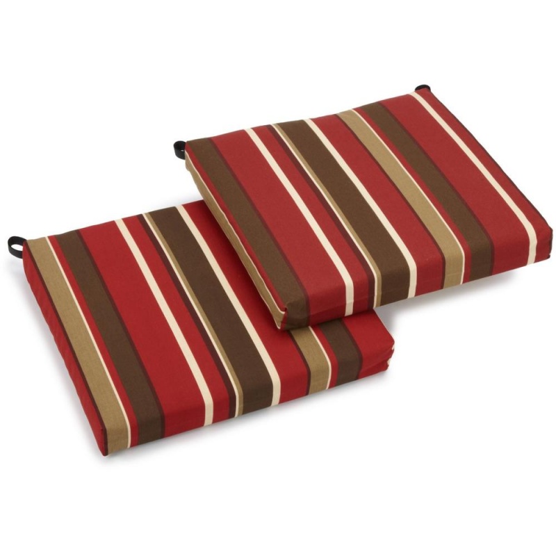 20-Inch By 19-Inch Spun Polyester Chair Cushion (Set Of Two)