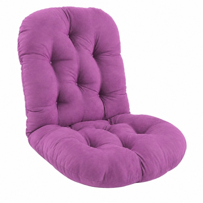 48-Inch By 24-Inch Solid Microsuede Swivel Rocker Cushion 93310-Ms-Uv