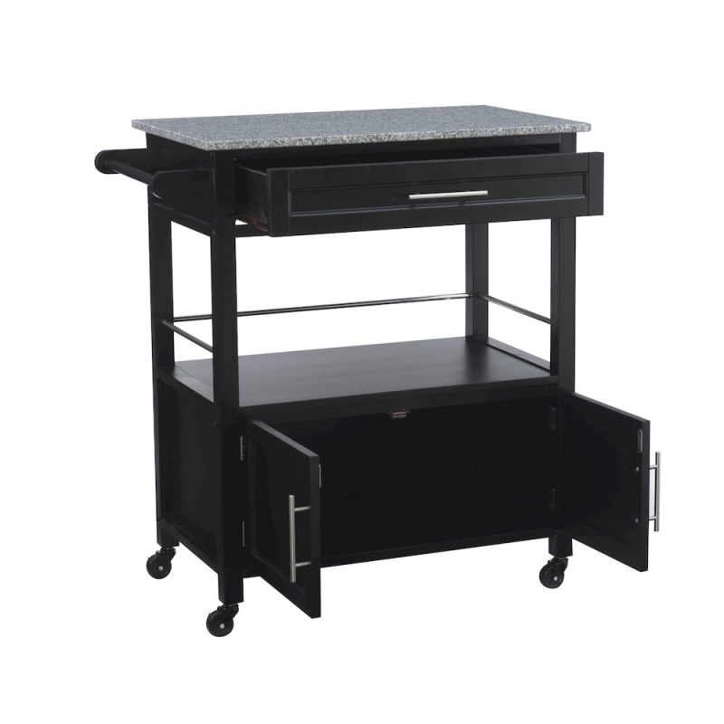 Cameron Kitchen Cart With Granite Top