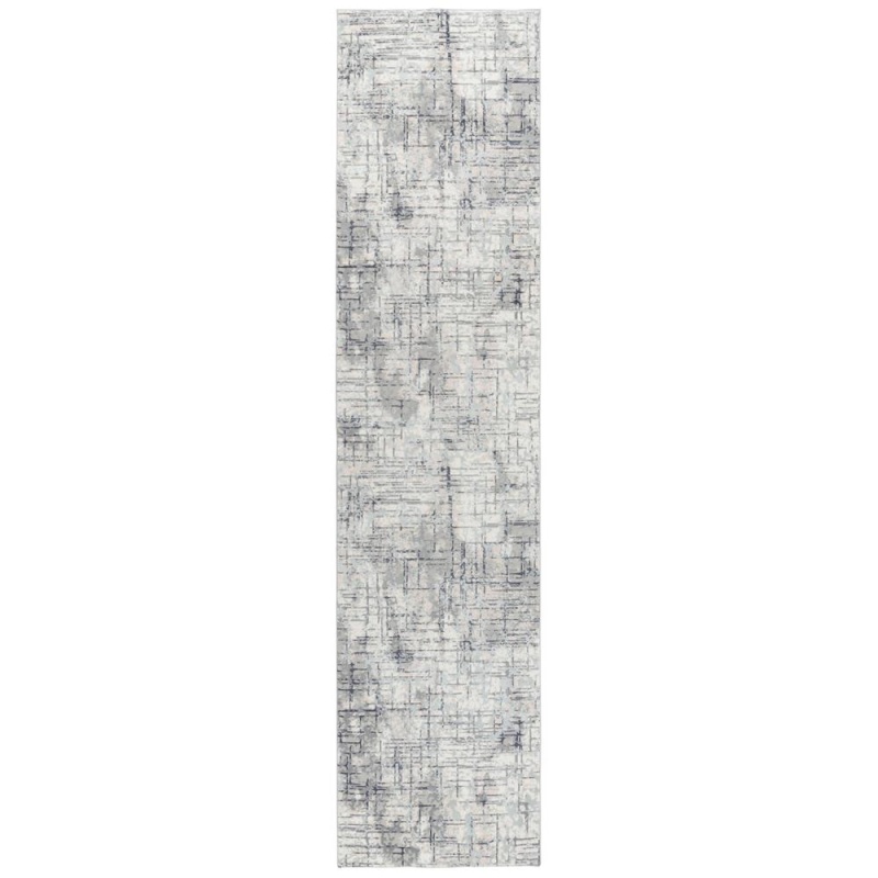 Power Loomed Cut Pile Polyester Rug, 2'7" X 9'6"