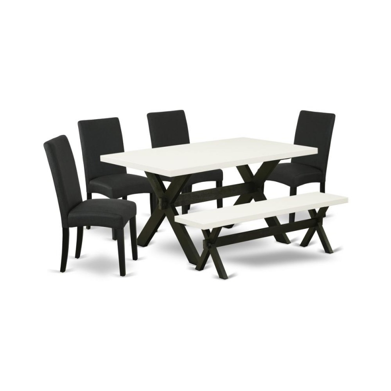 East West Furniture 6-Pc Dinette Room Set