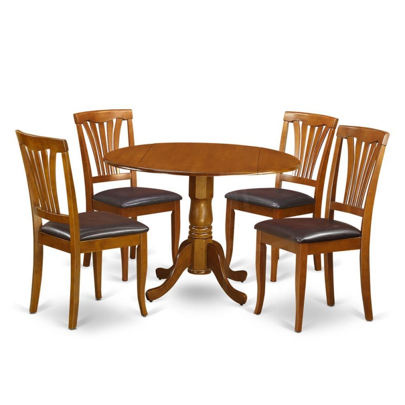 5 Pcs Dining Room Set-Dining Table And 4 Dining Chairs