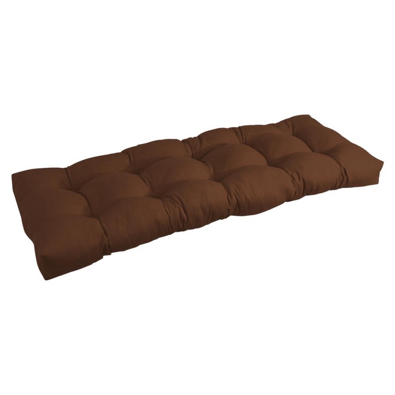 51-Inch By 19-Inch Tufted Solid Twill Bench Cushion
