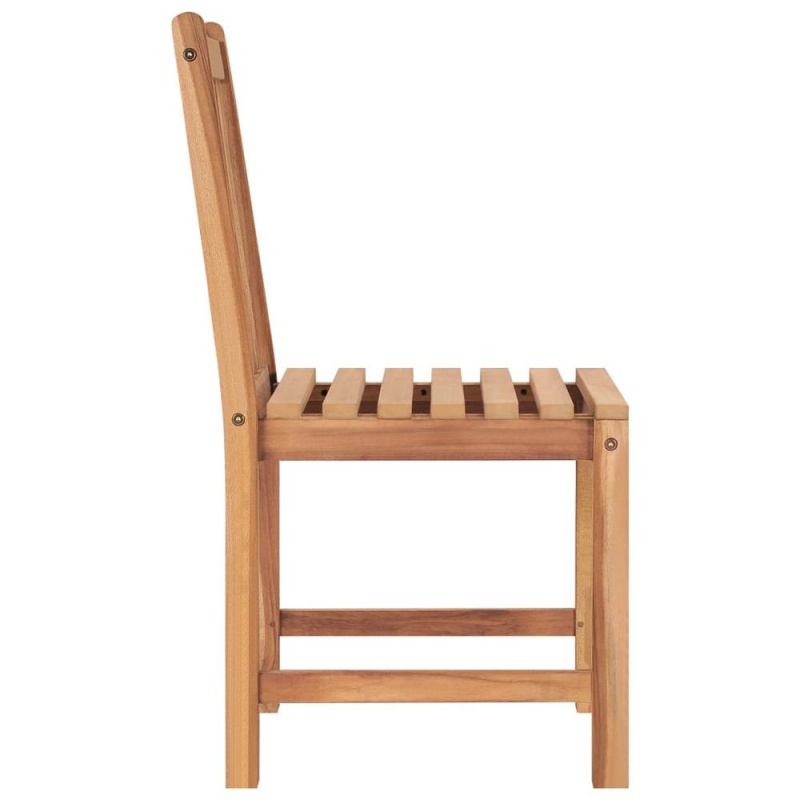 Vidaxl Garden Chairs 2 Pcs Solid Teak Wood 5611