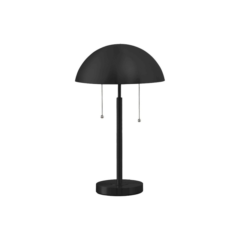Black Metal 20"H Table Lamp