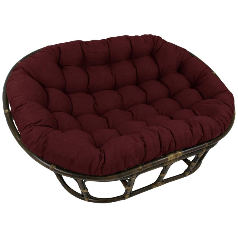 78-Inch By 58-Inch Solid Spun Polyester Double Papasan Cushion 93304-78-Reo-Sol-17