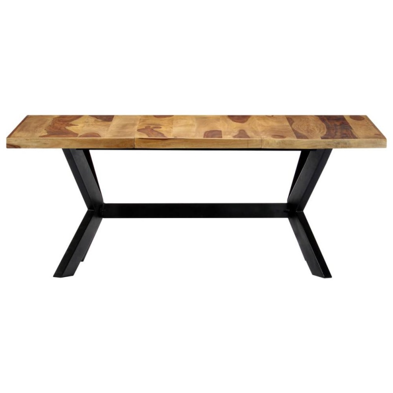 Vidaxl Dining Table 70.9"X35.4"X29.5" Solid Sheesham Wood