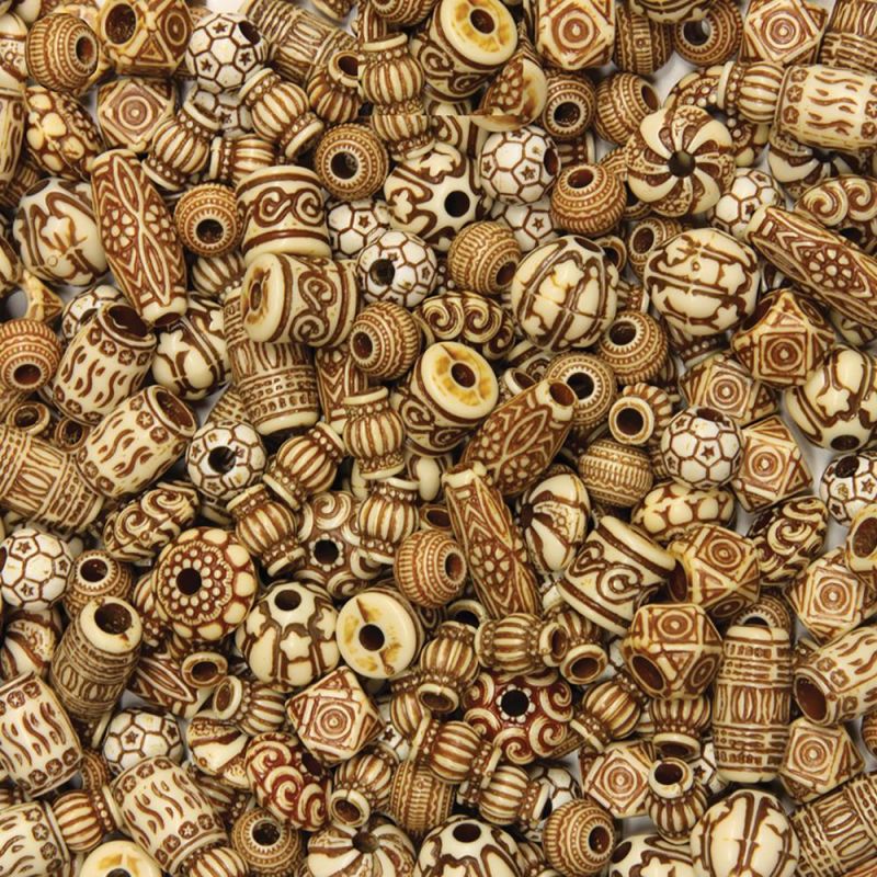 Creativity Street Mixed Bone Beads - Project, Craft - Recommended For 3  Year - 1 / Pack - Assorted