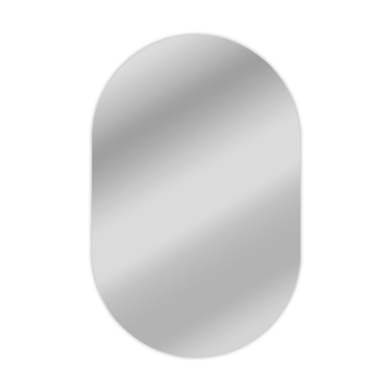 Chloe's Reflection Verical/Horizontal Hanging Round Shaped Frameless Wall Mirror 33" Height