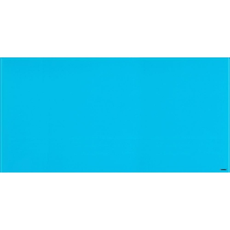 Lorell Magnetic Glass Color Dry Erase Board - 72" (6 Ft) Width X 36" (3 Ft) Height - Blue Glass Surface - Rectangle - Mount - Assembly Required - 1 Each