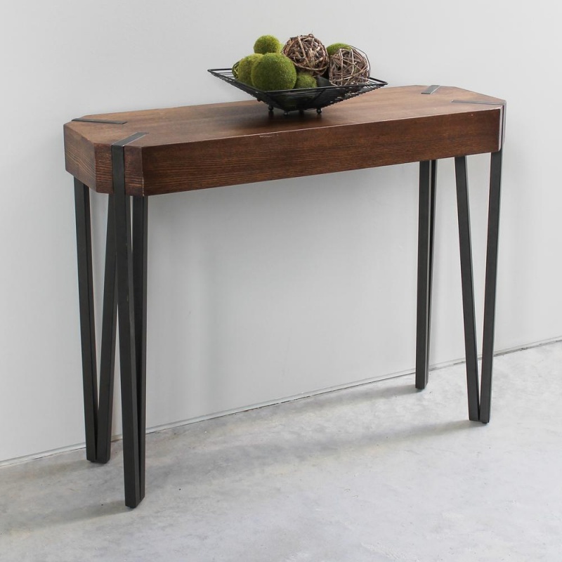 Hamburg Contemporary MDF/Metal Console Table