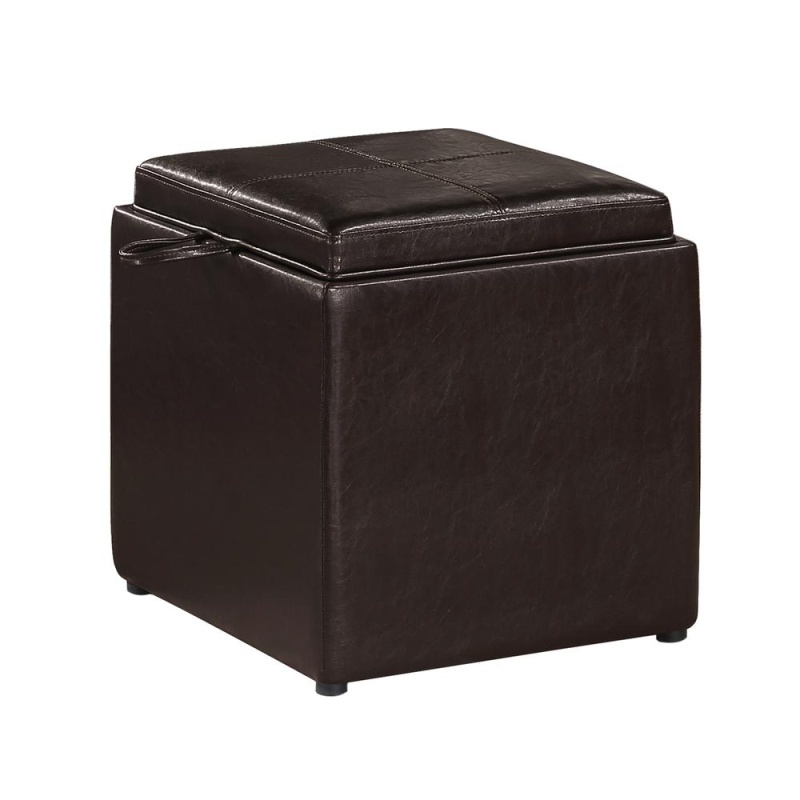 Park Avenue Single Ottoman With Stool And Reversible Tray