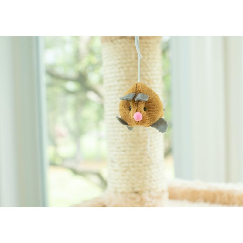 Armarkat Multi-Level Real Wood Cat Tower Cat Tree In Beige
