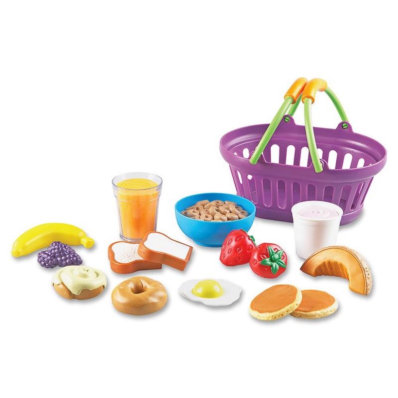 New Sprouts - Play Breakfast Basket - 1 / Set - 2 Year - Multi - Plastic