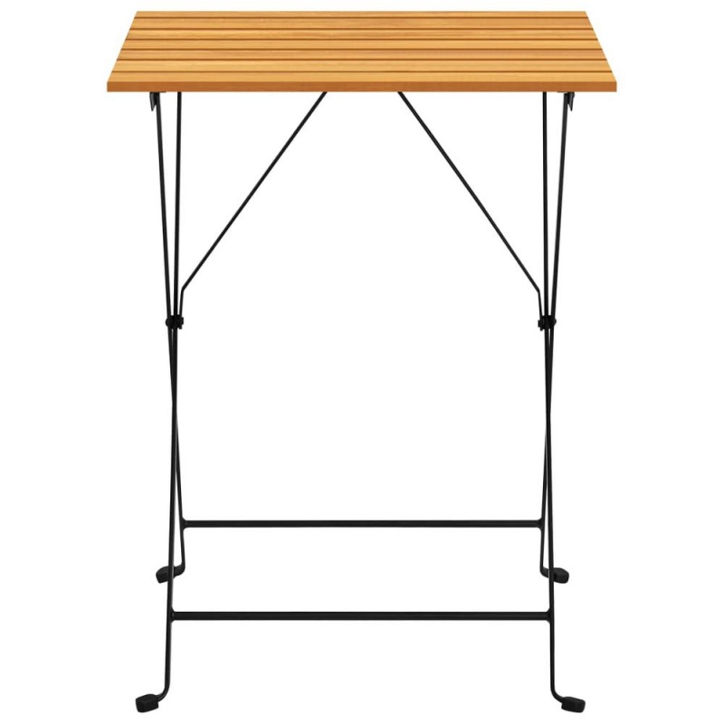 Vidaxl Bistro Table 21.7"X21.3"X28" Solid Acacia Wood 3158