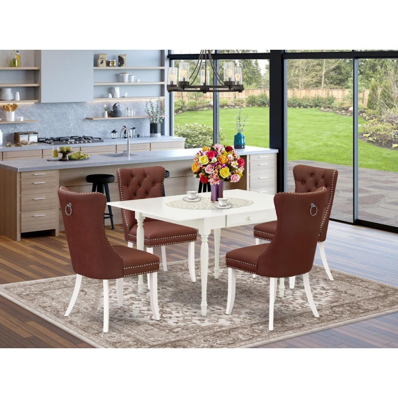 5 Piece Kitchen Table Set For 4